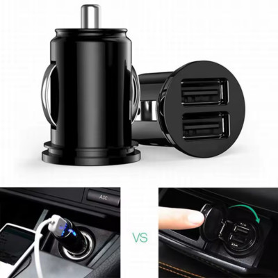 Dual-USB-Auto ladegerät 12-24V/2.1a Zigaretten anzünder Netzteil Power banks 2-L