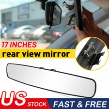 Mirror XL Vision PANORAMIC Rear View 17 inches Wide Angle Convex Car Truck SUV