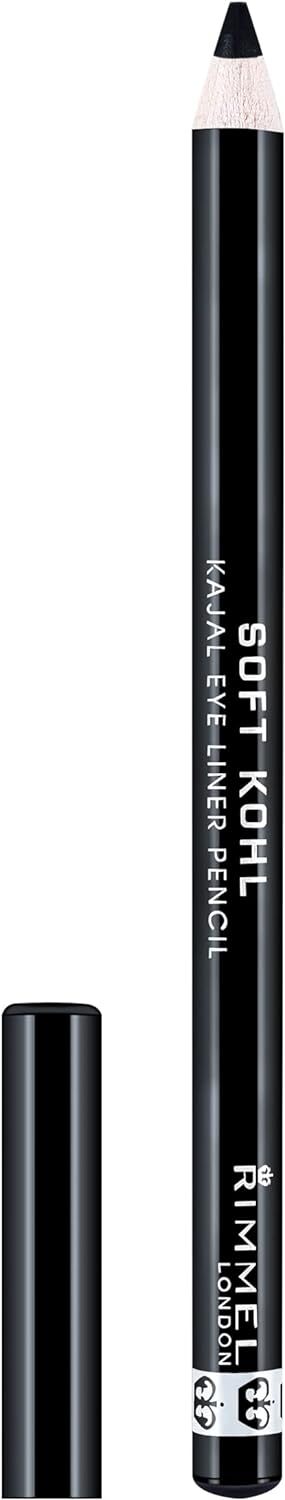 London Soft Kohl Smudge-Proof Eyeliner Pencil, Jet Black, 1.2 G