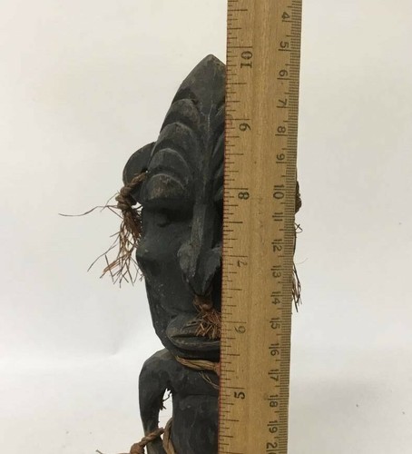 Holz geschnitzte Mann Statue, 10 Zoll - Bild 7 von 7