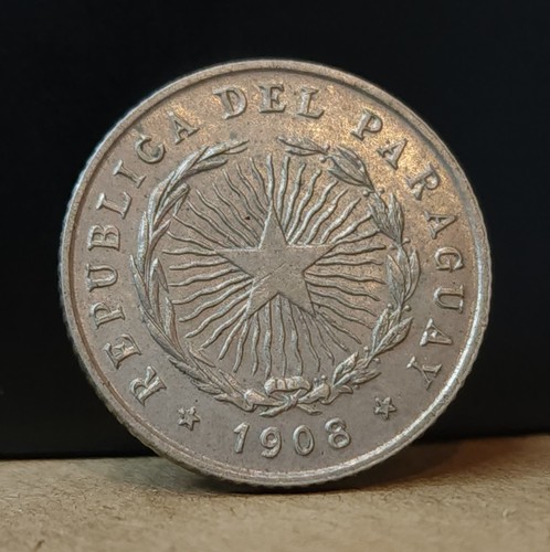 1908 Paraguay 10 Centavos