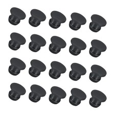 20Pcs Silicone Snap in Locking Hole Plugs Panel Seal Cover Flush Type 8mm Dia