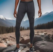 Nike Phenom Elite Tights Running Tights Black Large CZ8823-010 Men New FastShip