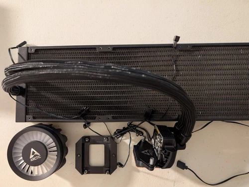 ARCTIC Liquid Freezer III 420 black RGB PC Water Cooler AIO (UNIT NO FANS) 