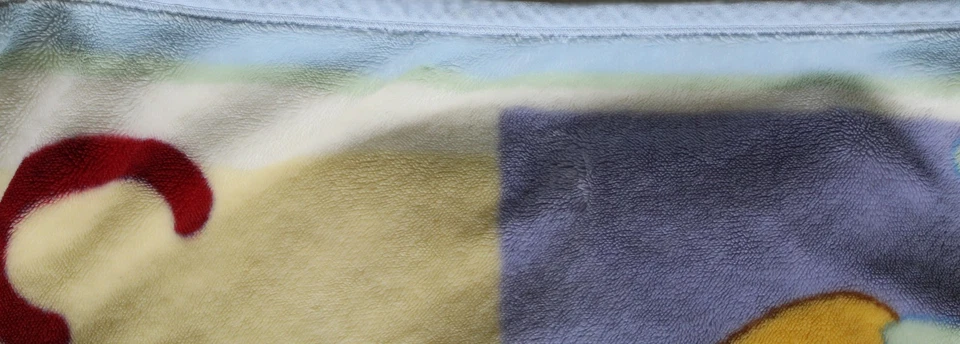 Manta de cuna visón de felpa ABCD alfabeto Winnie the POOH de colección Disney Baby 40x36 Foto 3 de 4