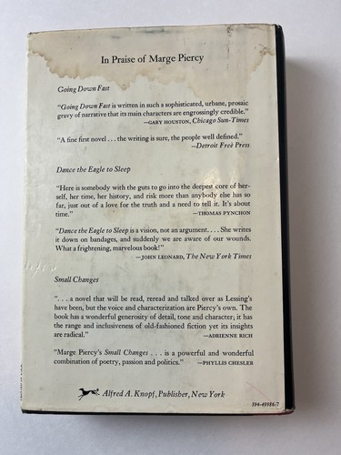 💥1976 Woman on the Edge of Time 1ST EDITION HC DJ Marge Piercy Science Fiction - Picture 8 of 10
