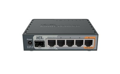 MikroTik hEX S 5-Port Gigabit PoE Router (RB760IGS)