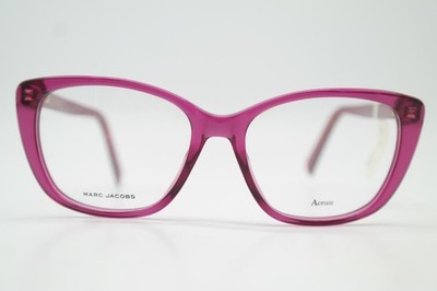 Brille MARC JACOBS MARC 428 Violett Rot Gold Oval Brillengestell eyeglasses Neu