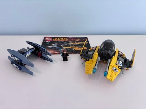 LEGO 7256 Star Wars Jedi Starfighter and Vulture Droid - 100% Complete