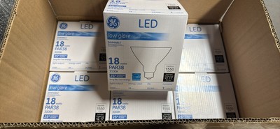LOT OF (6) NEW GE LIGHTING 18W LED Low Glare 3000k LAMPS LED18D38OW383025