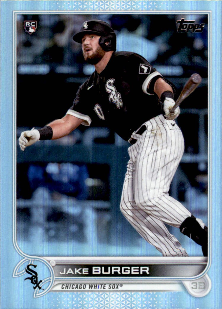 2022 Topps #186 Jake Burger Rainbow Foil