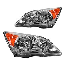 Headlights Assembly Compatible with 2007 2008 2009 2010 Chrome-Clear-Amber