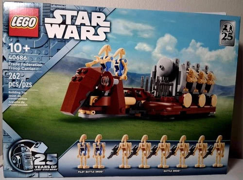 LEGO 40686 -STAR WARS - Trade Federation Troop Carrier, NIB GWP Retired