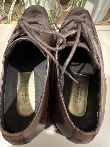 ⭐️⭐️ Kenneth Cole Men’s Leather Oxfords Shoes Silver Technology 9.5 M Fancy That - Imagen 5 de 8