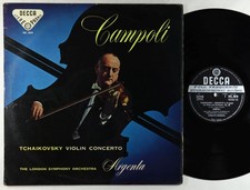 Campoli/Argenta - Tchaikovsky: Violin Concerto LP - Decca UK - SXL 2029