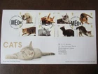 GB 2022 Set of CATS First Day of Issues  superb condition with Special Meow canc