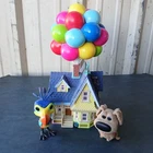PIXAR - UP HOUSE WITH KEVIN And FLOCKED DUG - FUNKO POP! Used/loose