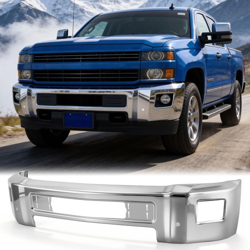 2015-2019 Chevy Silverado 2500HD 3500HD Front Bumper w Fog Light & Sensor Holes