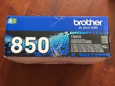 Brother TN850 Genuine OEM High Yield Black Toner Cartridge 8000 Page NEW