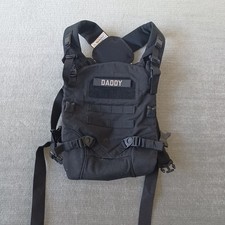 Tactical Baby Gear Baby Carrier 3.0 Black Lightweight Dad Baby Carrier