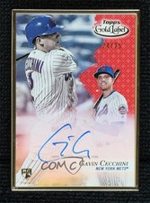 2017 Topps Gold Label Gold Framed Auto Red 24/25 Gavin Cecchini #FA-GC Auto 0b2