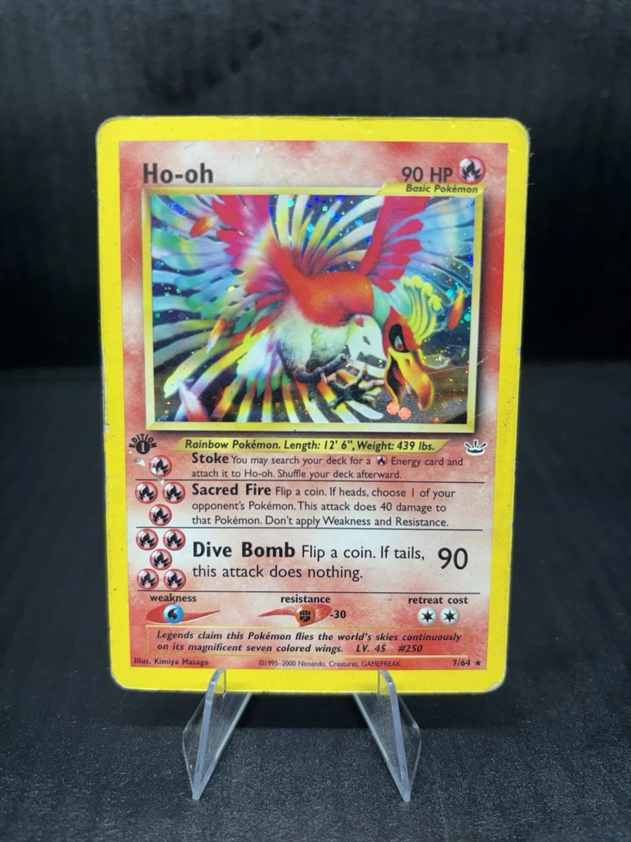 Ho-Oh Individual Trading Card Games Pokémon TCG 1st Edition for