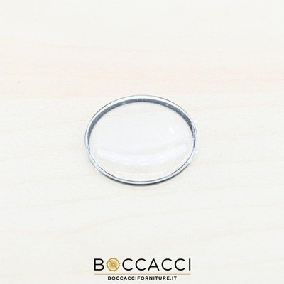 GENERIC kompatibles Acrylglas mit schwarzem Ring 5077 für Omega Speedmaster...