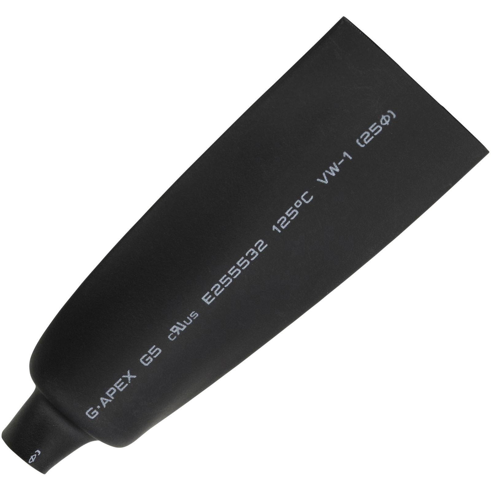 TruComponents Heatshrink Blk 25mm 12.50mm Shrinkage:2:1 5 m