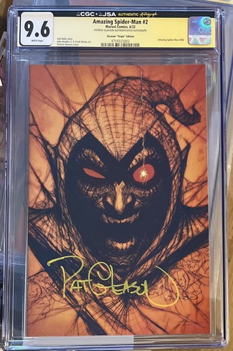 Amazing Spider-man #2 CGC X JSA 9.6 Signed Pat Gleason Web Head Virgin Variant