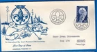 STAMPS FINLAND-50th Anniversary of  Boy Scout Movement,  FDC ,1957-#