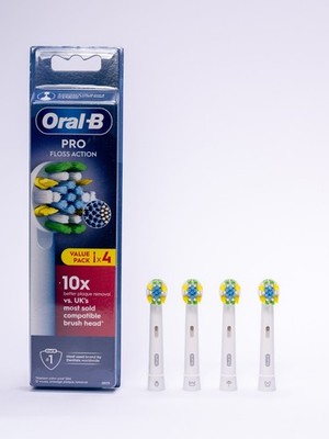 Oral-B Pro Floss Action Aufsteckbürsten   4er PackSorge für eine gründliche und
