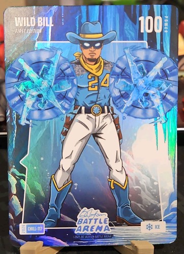 Wild Bill Bo Jackson Battle Arena 100 Chill-117 Ice Foil William Contreras