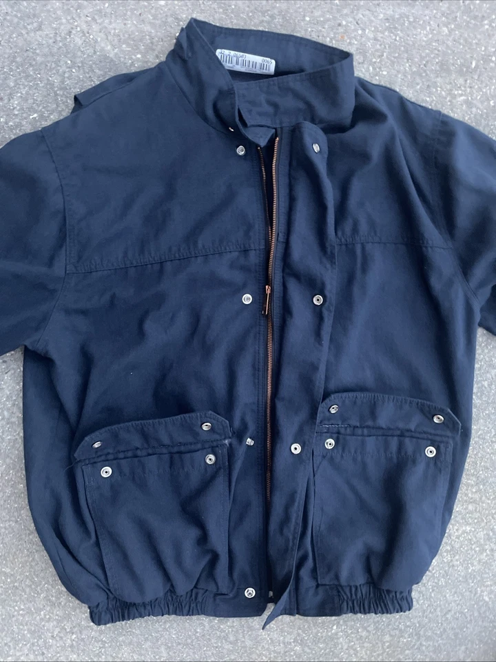 Bulwark ULTRASOFT FR Mens’ Navy Lined Bomber Jacket Coat Size 3XL TALL - Image 3 of 4