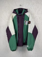 Vintage Mighty Anaheim Ducks Starter Jacket Full Zip Medium Big Logo Vintage NHL