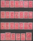 USA Documentary Revenues lot of 27 different used Scott type R24/25's see scan