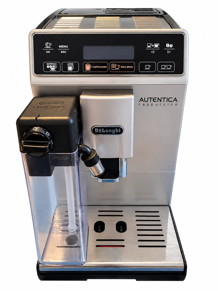 De'Longhi Autentica Cappuccino ETAM 29.660.SB Kaffeevollautomat Silber + OVP, Foto 1 von 3