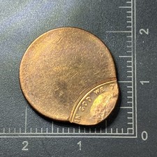 Moneta errore americano rara deviazione di conio penny USA ottime condizioni