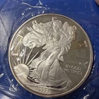 RARE 1992 ONE POUND EAGLE  16 OZ .999 PURE SILVER "SIGMA TESTED"