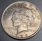 1923 Philadelphia Mint Silver Peace Dollar