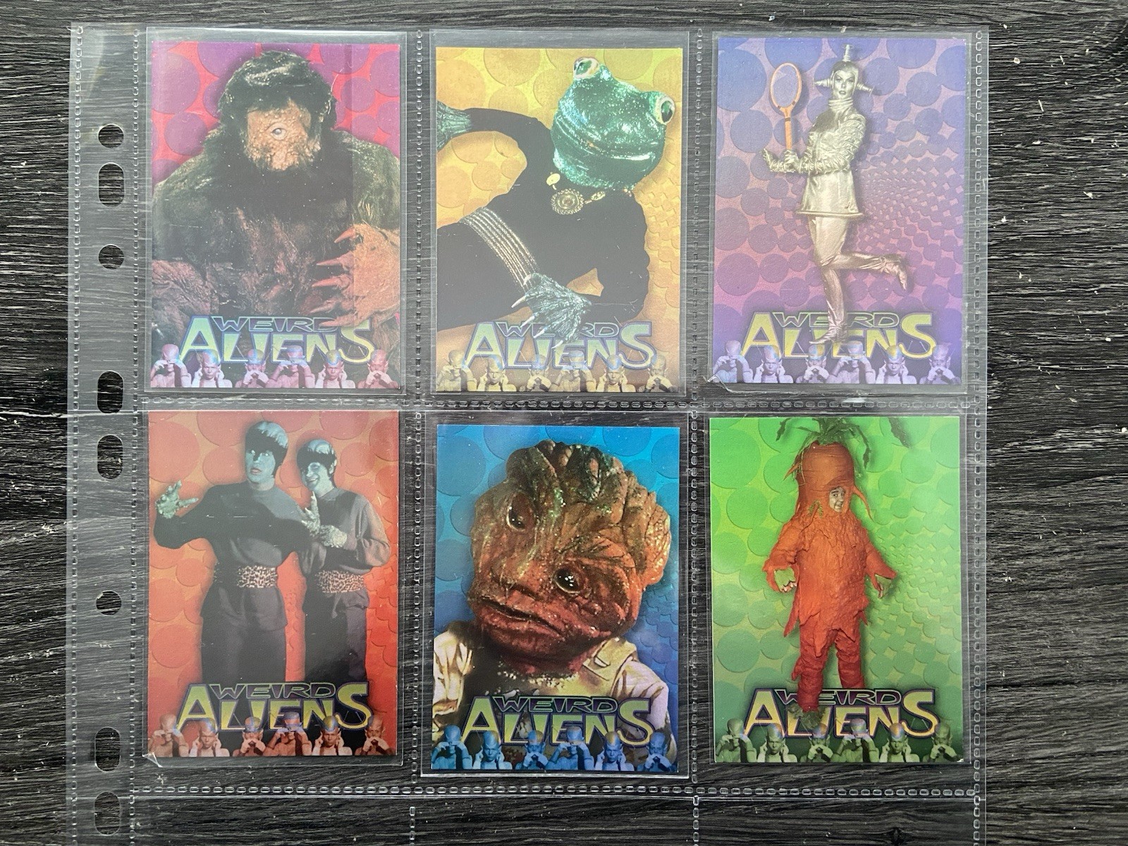 Lost In Space The Classic Series Complete Weird Aliens Chase Card Set A1-6