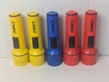 Lot Of 5 Dorcy Battery Operated Flashlights - NEW