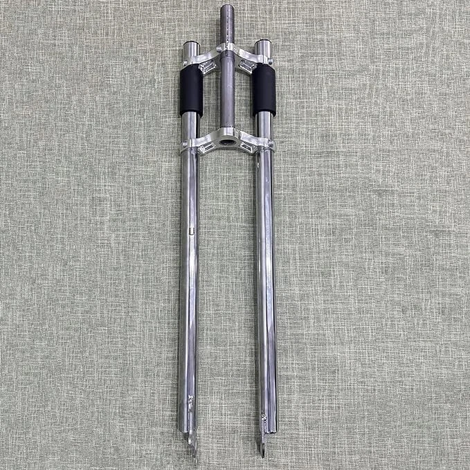 CDH 26" Bike Fork 1" Threaded & Headset, Triple Tree Non Suspension Bicycle Fork - Image 2 of 4