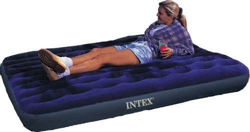 INTEX TWIN DURA-BEAM STANDARD Airbed 10-Inch Full CAMPING MATTRESS - 第 1/10 張圖片