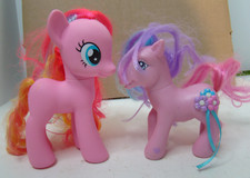 My Little Pony Pair of 2 from 2008  2010 with pair of shoes included 5.5" tall