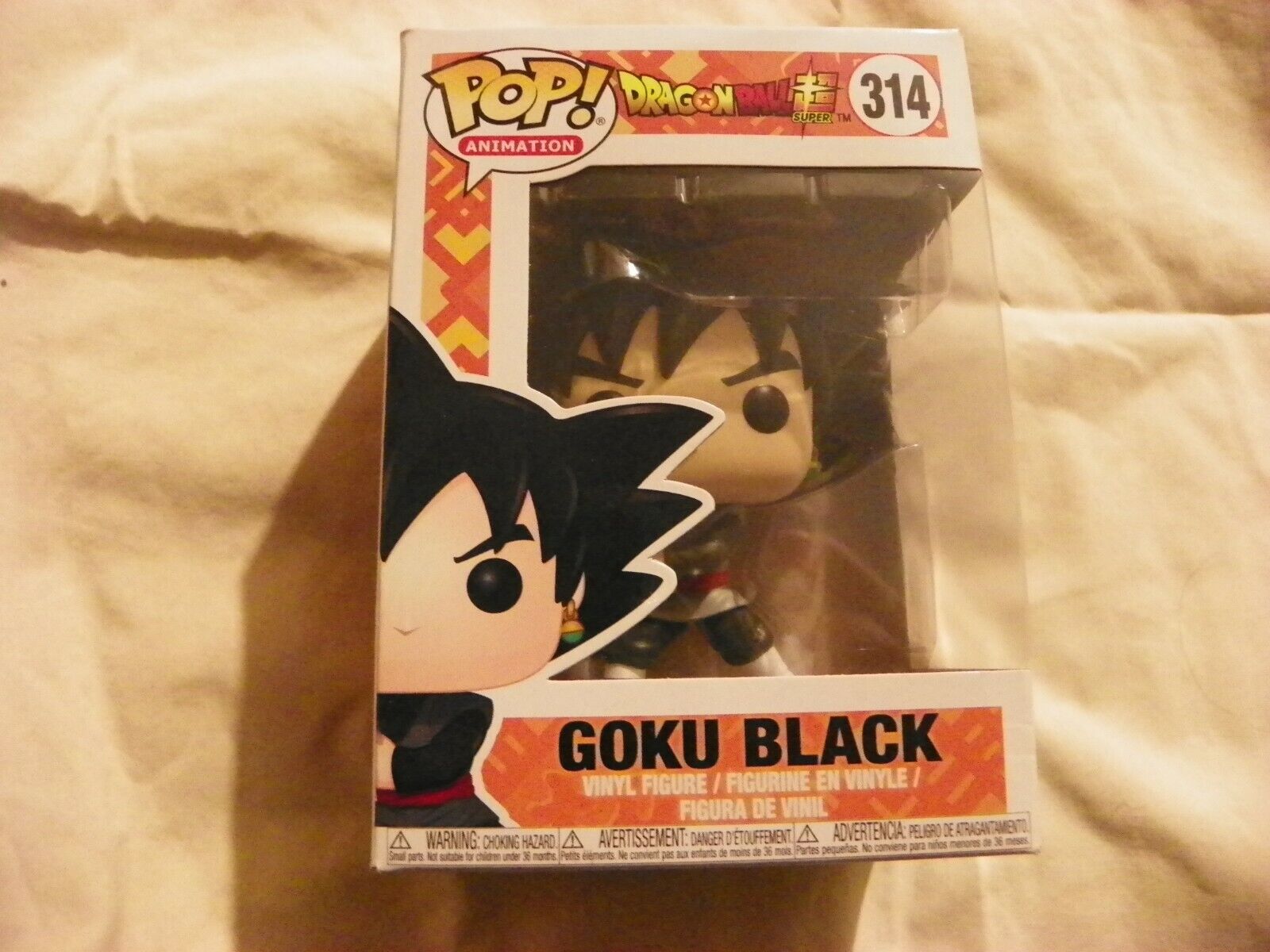 Funko Pop Animation Dragon Ball Super Goku Black 314 Figurine w