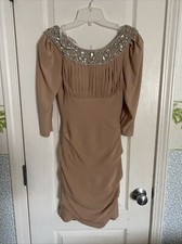 sherri hill dress size 0 Homecoming Nude Cocktail Dress