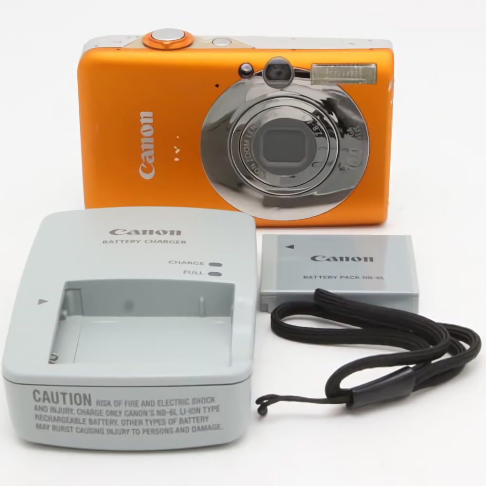 Canon IXY DIGITAL 110 IS Orange 16.1MP Compact Digital Camera From