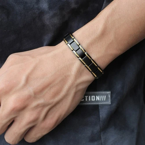 Copper Magnetic Bracelet Energy Healing Therapy Arthritis Pain Relief Men Women - Picture 4 of 9