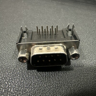 Lot of 8 D-SUB 9 Pin Female Right Angle PCB Connector  Socket Adapter  DB9M