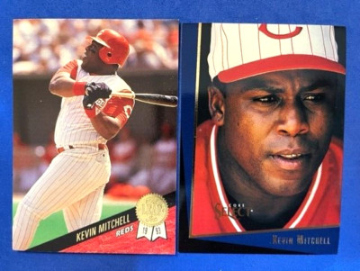 MLB - Kevin Mitchell 1993 Leaf & 1993 Score Select Traded Baseball ...